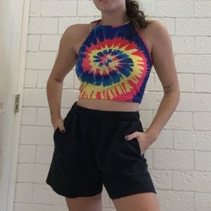 tie dye halter top